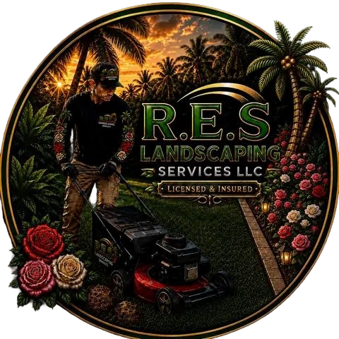 RES Landscaping Services logo